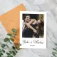 Hochzeitseinladung - Postkarte - Design "schlicht" - 25er Set