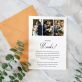 Hochzeitsdanksagung - Postkarte - Design "schlicht" - 25er Set