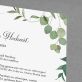 Hochzeitseinladung - Klappkarte - Design "natur" - 25er Set